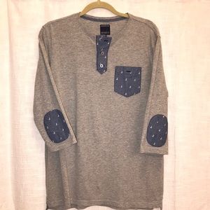 GOODALE MENS 3/4 SLEEVE TOP SIZE L